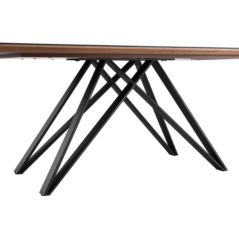 Orren Ellis Evelin Metal Base Dining Table & Reviews Wayfair